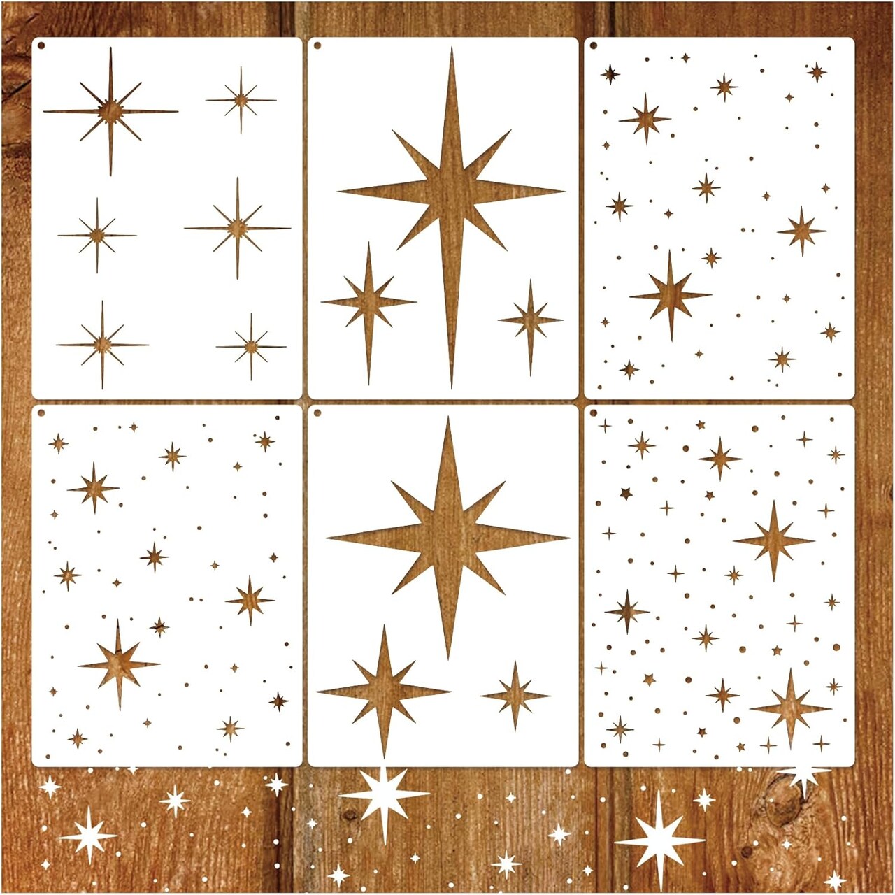 Large Star Stencil for Painting Reusable Paint Stencils(Small Twink